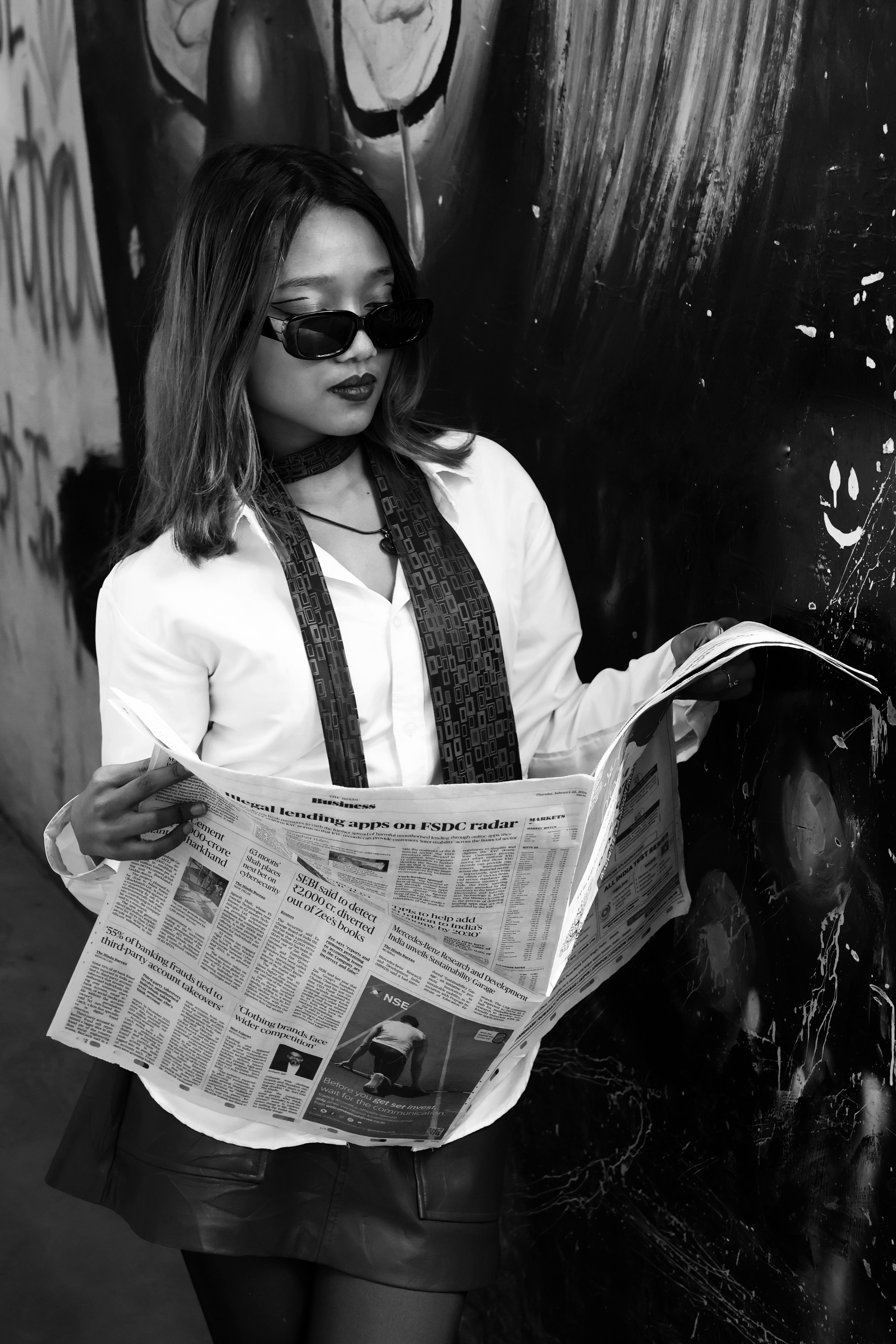 Black Circle — editorial portrait